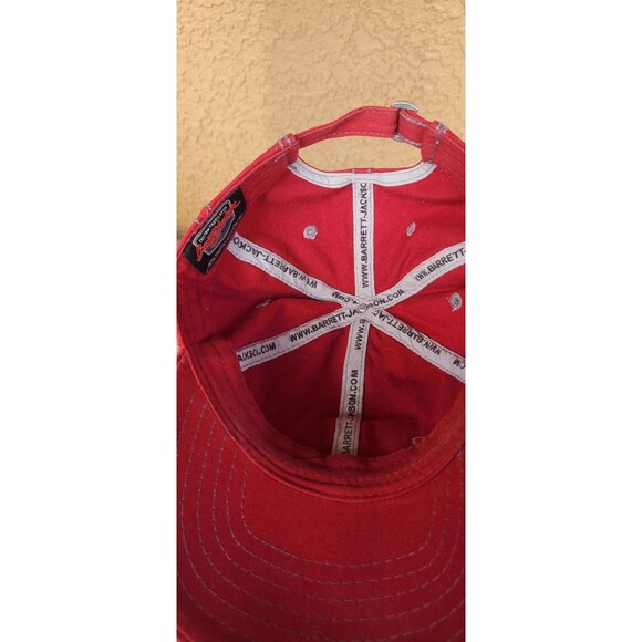 Barrett Jackson Men's Hat Cap Red Adjustable Embroidered Logo - Picture 6 of 7